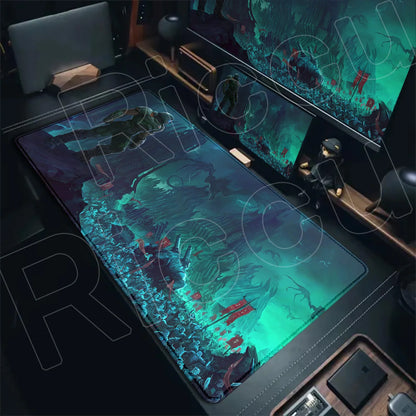Gaming D-Dooms E-Eternals Mousepad 30x80cm Antislip Rubber Base MouseMat Gamer XXL Mause Carpet PC Thicken Table Pad for E-sport