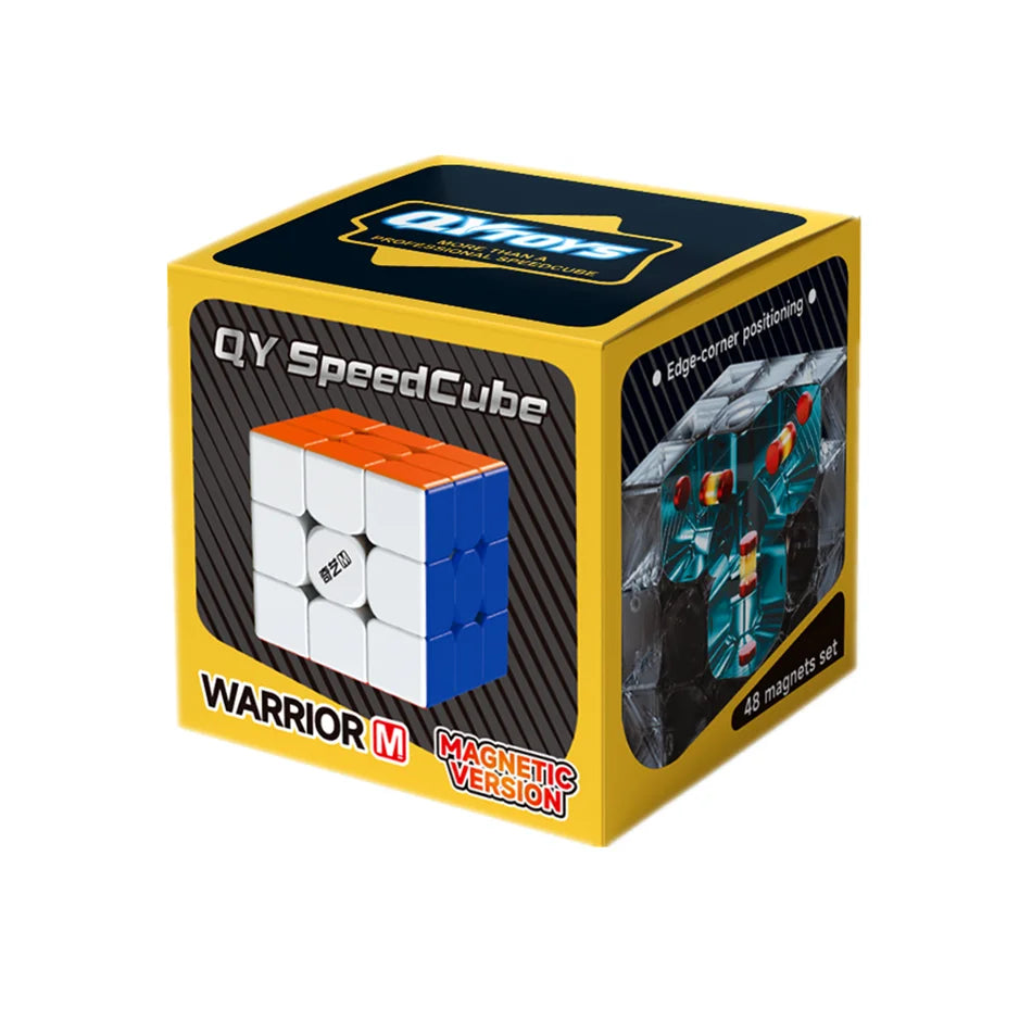 QiYi Warrior Magic Cube 3x3 Magnetic UV Educational Puzzle Magic Cube Toys For Children Kids Gift Toy Cubo Magico