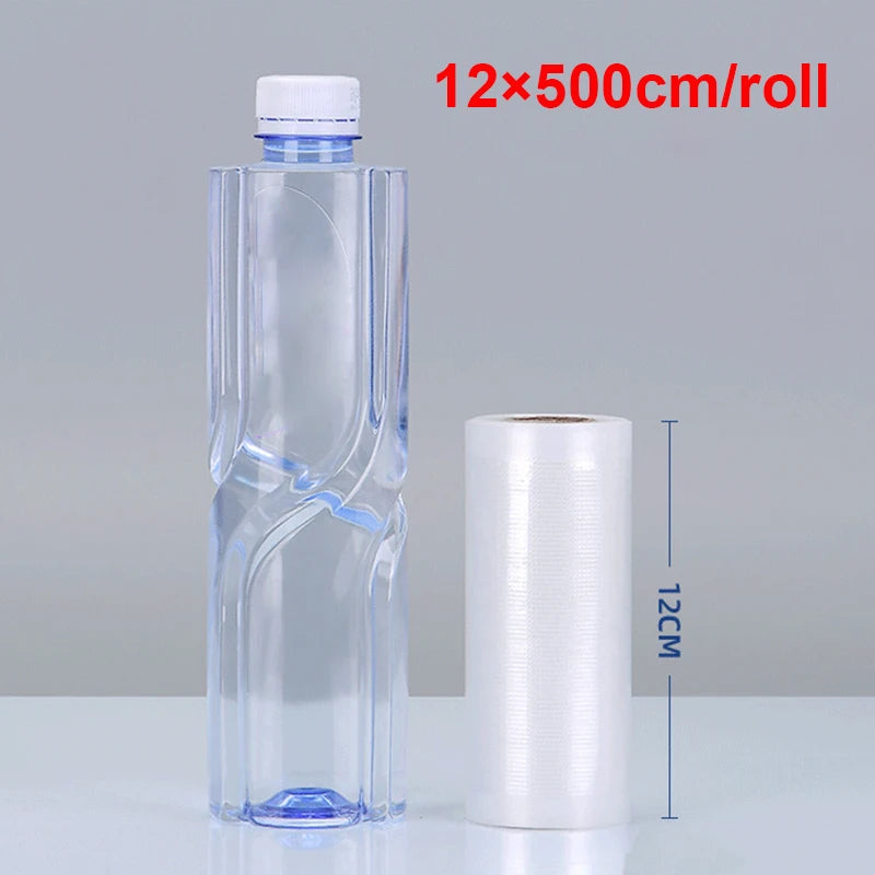 Vacuum Sealer Bags Rolls for Vacuum Sealer Meat Fruit Vegetable Food Vacuum Storage Packaging Bags 12/15/20/25/30cm 500cm/roll