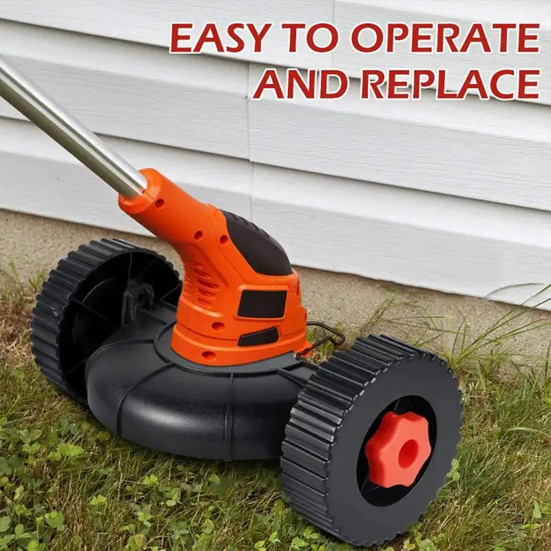 Mower Support Wheels Adjustable Cordless Trimmer Auxiliary Wheels Garden Lawn Mower Cutter Replacement For Plants
