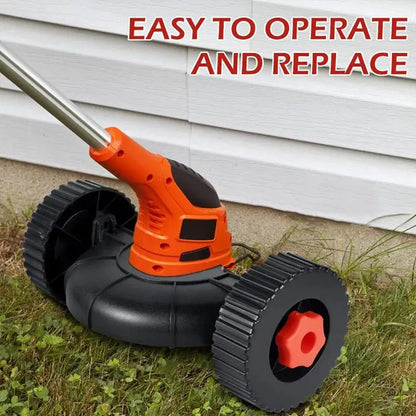 Mower Support Wheels Adjustable Cordless Trimmer Auxiliary Wheels Garden Lawn Mower Cutter Replacement For Plants