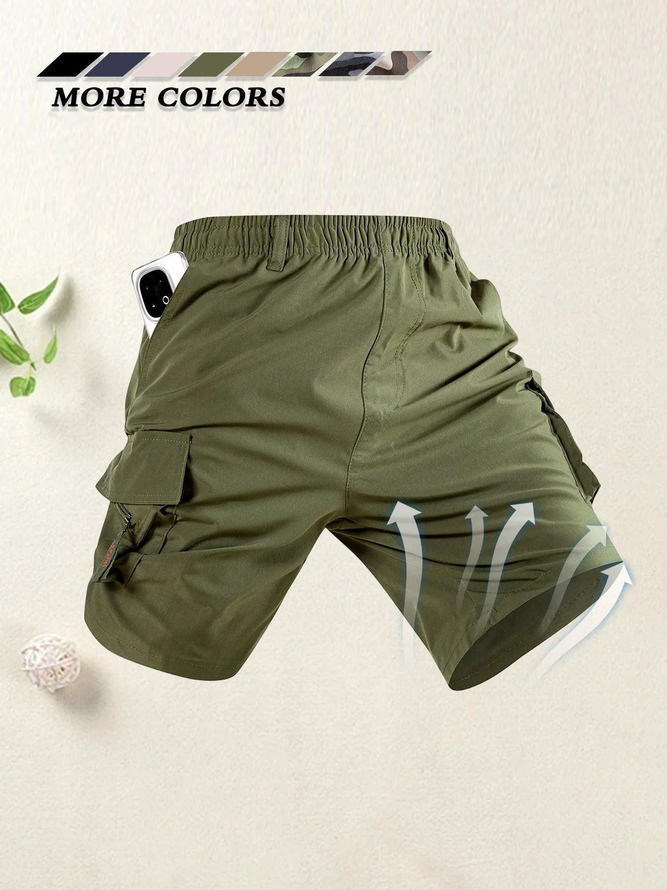 Men's Cargo Shorts Multi Pocket Casual Sports Summer Bermuda Shorts Loose Outdoor Travel Comfortable Durable Men Short Pants