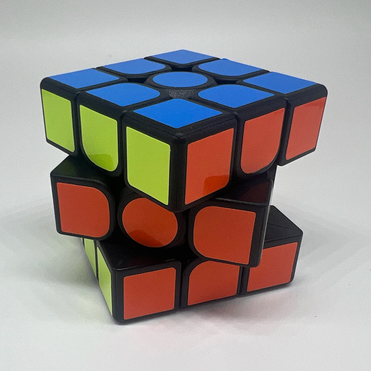 3x3x3 3D fun stress relief brain boosting puzzle professional smooth speed game color blocking children's toy gift