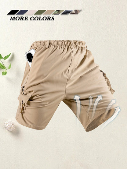 Men's Cargo Shorts Multi Pocket Casual Sports Summer Bermuda Shorts Loose Outdoor Travel Comfortable Durable Men Short Pants
