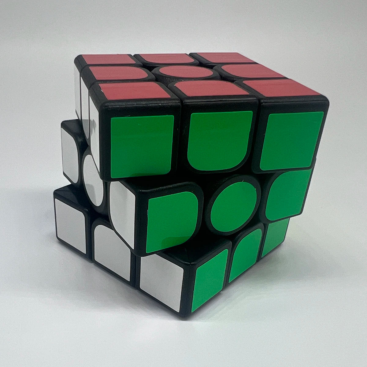 3x3x3 3D fun stress relief brain boosting puzzle professional smooth speed game color blocking children's toy gift