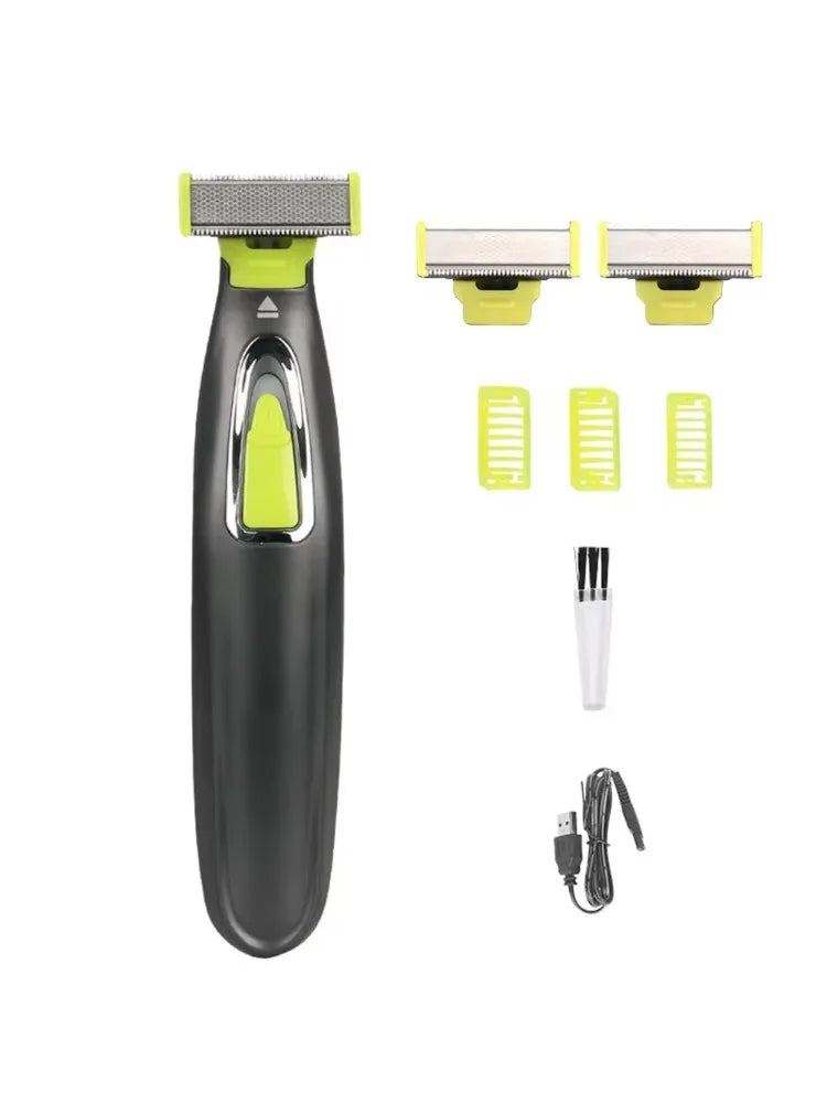 Washable Rechargeable MLG Electric Shaver Beard Razor Body Trimmer Men Shaving Machine Hair Face Care Cleaning Clippers for Men