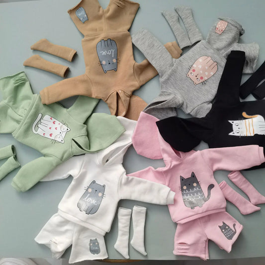 HOUZIWA OB22 OB24 Azone Doll Suit Sport Clothes For Blyth Doll
