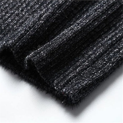 2026 New Men's Thick Warm Sweater Winter Knitted Turtleneck Pullovers Male High Neck Solid Slim Fit Soft Sweaters for Men Tops