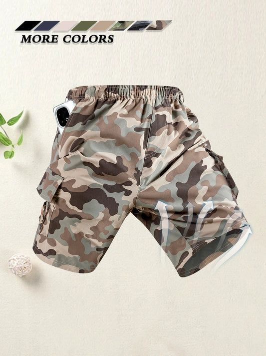 Men's Cargo Shorts Multi Pocket Casual Sports Summer Bermuda Shorts Loose Outdoor Travel Comfortable Durable Men Short Pants