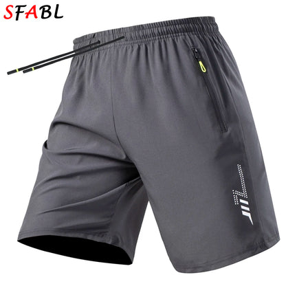 Men's Shorts Summer Football Soccer Sports Short Pants Breathable Drawstring Quick Dry Running Sports Shorts Men Jogging Bottom