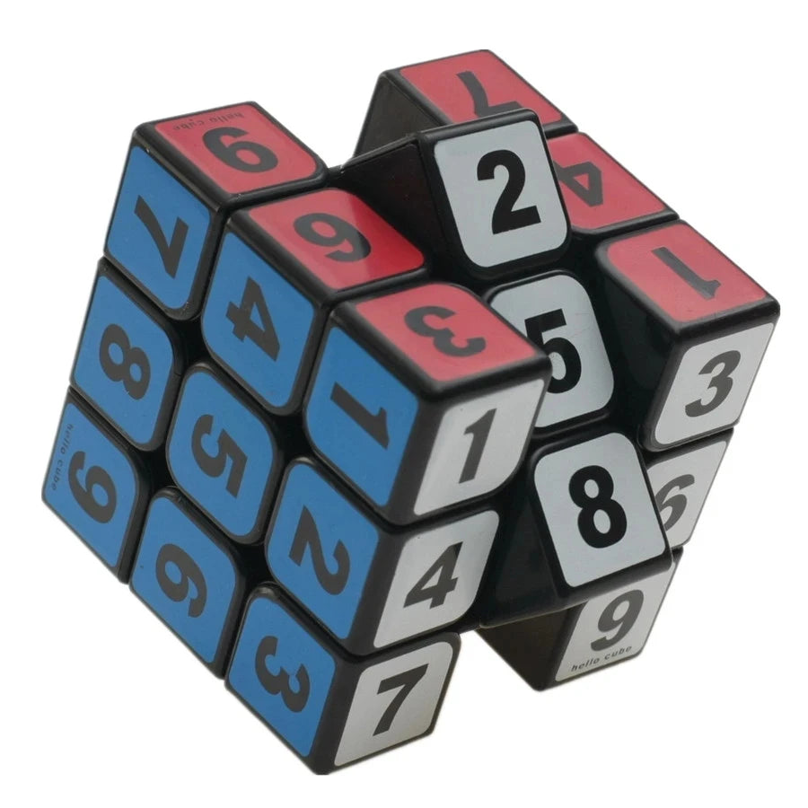 Zcube 1-9 Number Cube 3x3 Magic Cube Puzzle Professional Stickerless Educational Toy For Children Gift