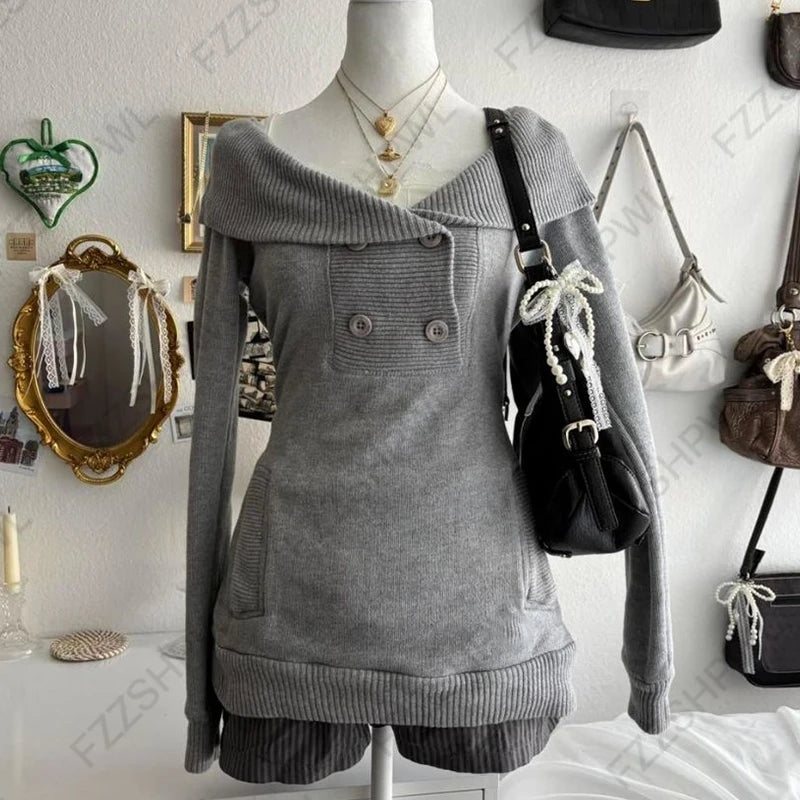2025 Autumn Winter Long-Sleeve Fashion Women's Cardigan Sweater Knitted Coat Short Casual Single Breasted Korean Slim Female Top
