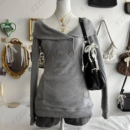 2025 Autumn Winter Long-Sleeve Fashion Women's Cardigan Sweater Knitted Coat Short Casual Single Breasted Korean Slim Female Top