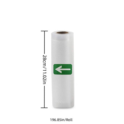 Vacuum Food Saver Sealer Bags Rolls 12/15/17/20/25/28/30cmx500cm Sous Vide Storage Packaging bag for Meat Fruits Vegetables Nuts