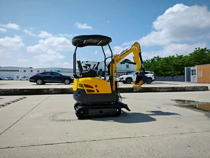Mini Excavator 1.5 ton Free Shipping Mini Hydraulic Excavator  Chinese Micro Digger minibagger Kubota Micro Bagger diesel digger