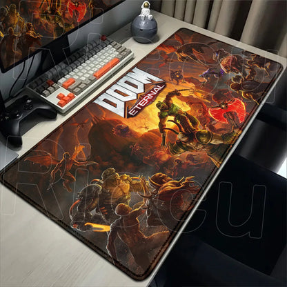 Gaming D-Dooms E-Eternals Mousepad 30x80cm Antislip Rubber Base MouseMat Gamer XXL Mause Carpet PC Thicken Table Pad for E-sport