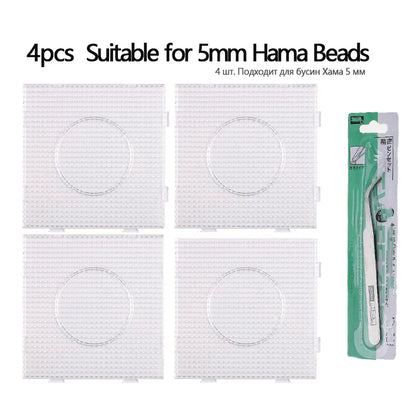 24 /48Colors 5mm hama Beads/ Iron Beads diy Puzzles Beads ironing beads perler Fuse beads diy toy boy girl gift 4，6 ，8years old