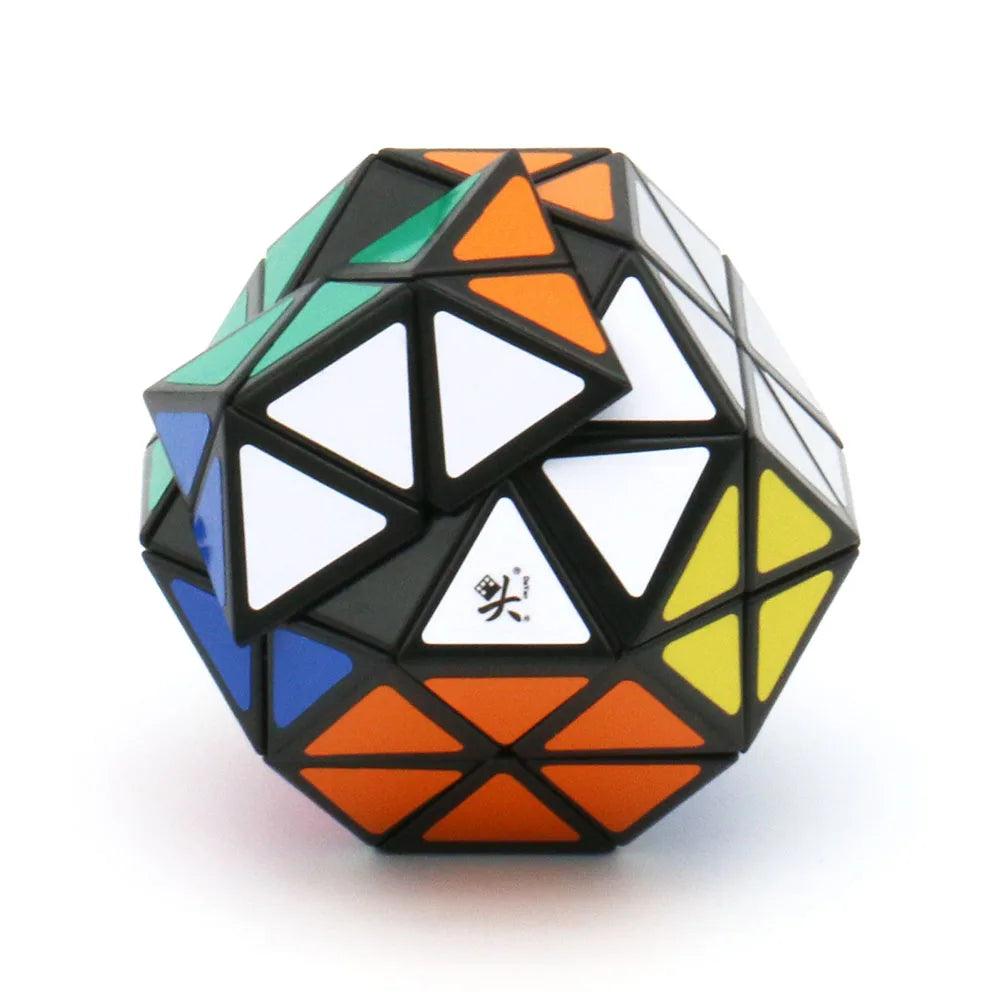 DaYan Gem Cube 10 X Twisty Puzzle Black Original Plastic Ice Purple Body Limited Version Dodecahedron Magic Intelligence Toy