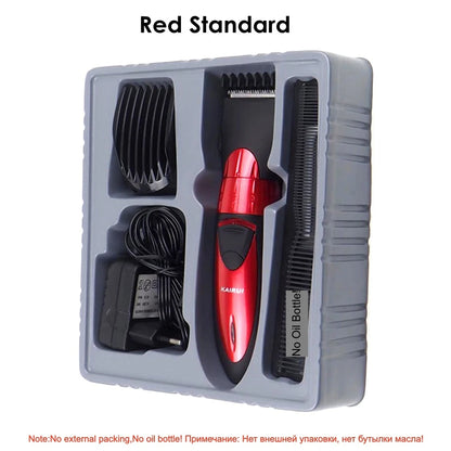 Kairui HC-001 Electric Hair Clipper Washable Rechargeable Hair Trimmer Beard Razor for Men Haircut Shaver Hair Cutting Machine