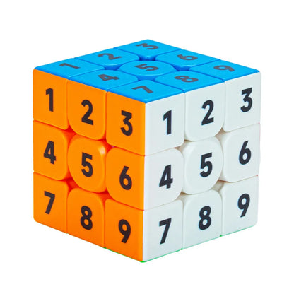 Zcube 1-9 Number Cube 3x3 Magic Cube Puzzle Professional Stickerless Educational Toy For Children Gift