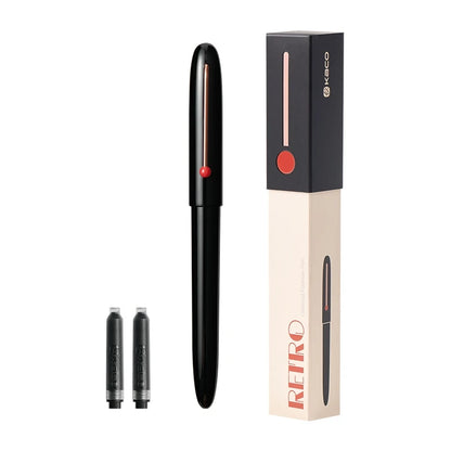 Original KACO Retro Fountain Pen EF 0.38mm Hooded Nib Student Pupils Grde Calligraphy Girls-specific Macaron School Supplies