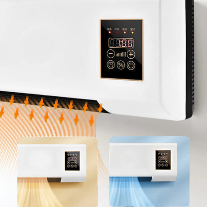 Mini Wall  Conditioner Fast Cooling and Heating  Conditioner 8H Intelligent Timing with Remote Control for Living Room