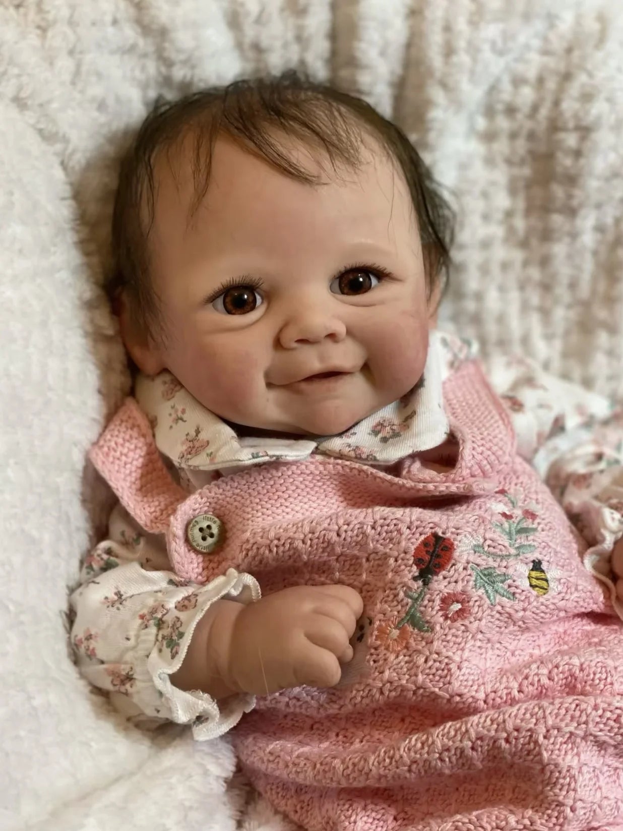 18Inch Vivienne Bebê Can Open Mouth Reborn Baby Doll Painted Full Body Silicone Newborn Dolls For Gift Corpo De Silicone Inteiro
