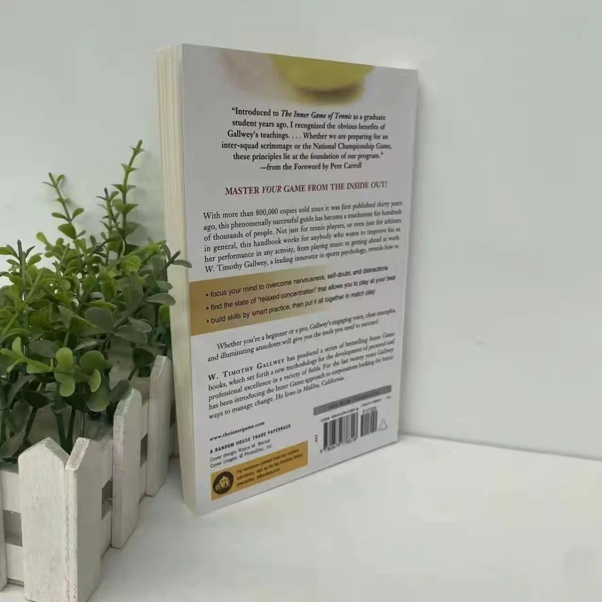 The Inner Game of Tennis :The Classic Guide to the Mental Side of Peak Performance English Book