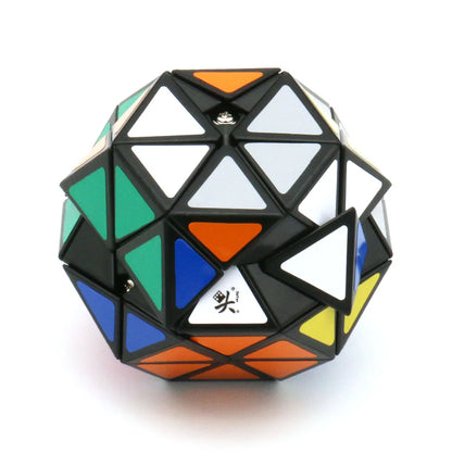 DaYan Gem Cube 10 X Twisty Puzzle Black Original Plastic Ice Purple Body Limited Version Dodecahedron Magic Intelligence Toy