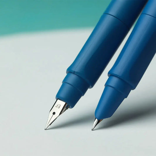 Retractable Press Type Fountain Pen Color Pen Body Notched Ink Pen Calligraphy Practice Exchangeable Ink Cartridge Writing Pen