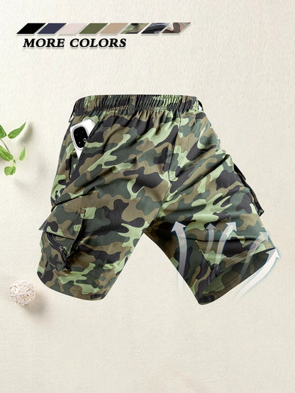 Men's Cargo Shorts Multi Pocket Casual Sports Summer Bermuda Shorts Loose Outdoor Travel Comfortable Durable Men Short Pants