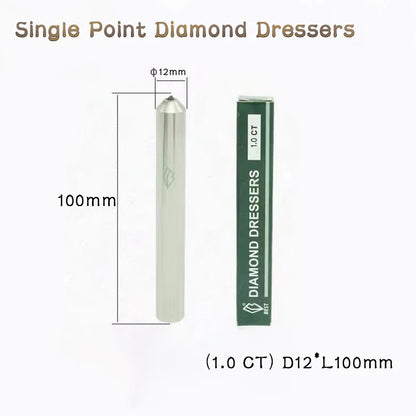 Best 0.25-1ct Diamond Dresser Pen & Single Point Stone Tool for Grinding Wheel Dressing, High-Precision Industrial Bench Grinder