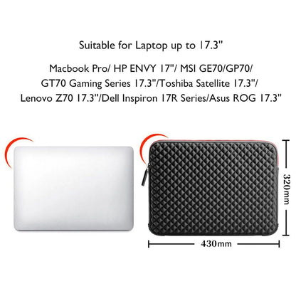 WIWU 17.3 inch Laptop Bag Case for Macbook Pro 17 Waterproof Laptop Sleeve for Macbook Pro 17 Case Computer Notebook Bag 17.3