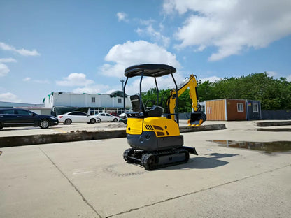Mini Excavator 1.5 ton Free Shipping Mini Hydraulic Excavator  Chinese Micro Digger minibagger Kubota Micro Bagger diesel digger