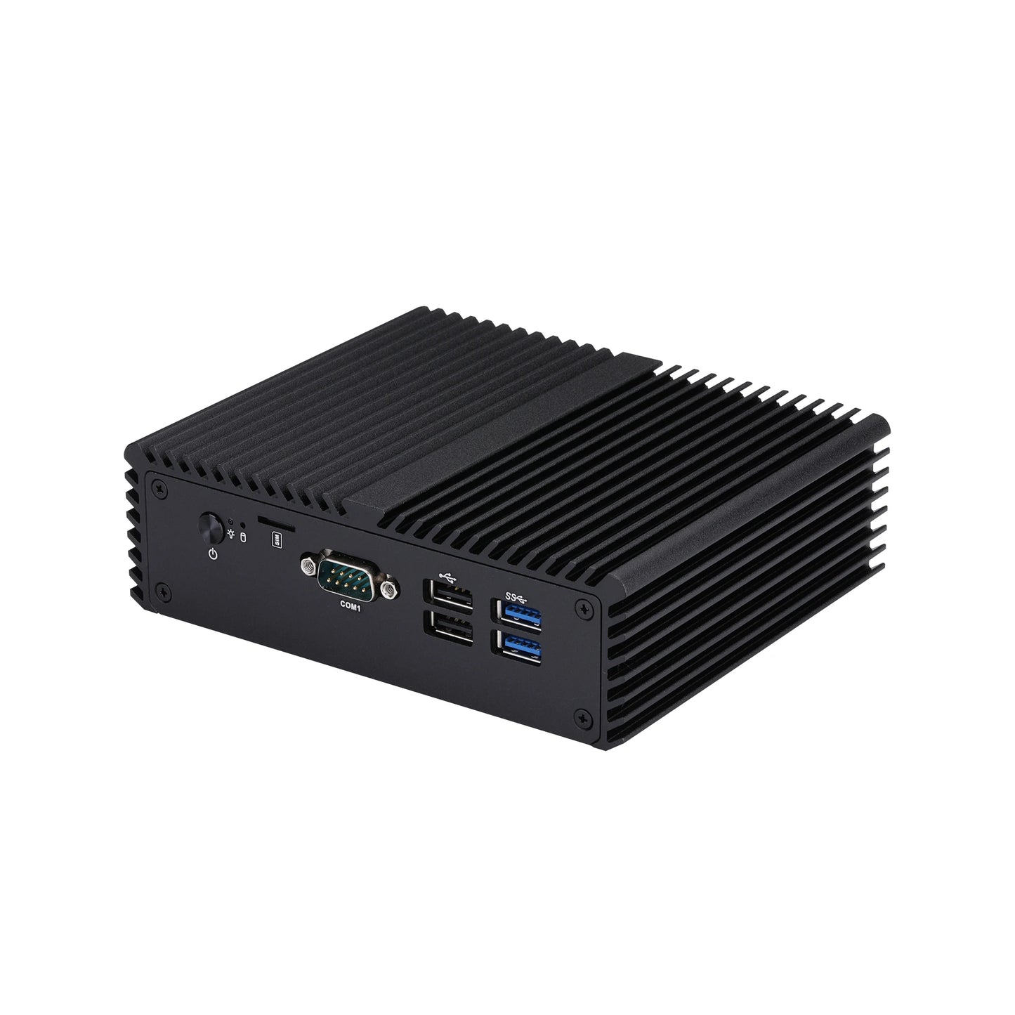 Qotom OEM Core i3 10110U,I5 10210U,I7 10710U Fanless Mini Computer 6 USB Dual LAN Mini PC for Win 10 OS