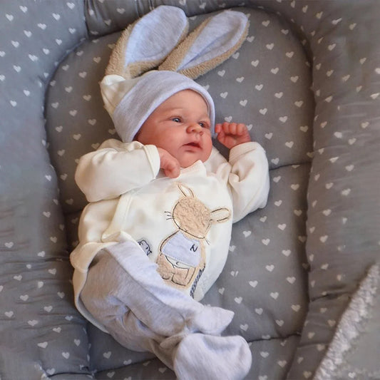 JOYORA 49cm 19in High Quality Handmade Dolls Are Like Newborn Baby Dolls with Soft 3D Skin and Lifelike Finished Products