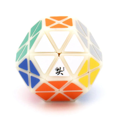 DaYan Gem Cube 10 X Twisty Puzzle Black Original Plastic Ice Purple Body Limited Version Dodecahedron Magic Intelligence Toy