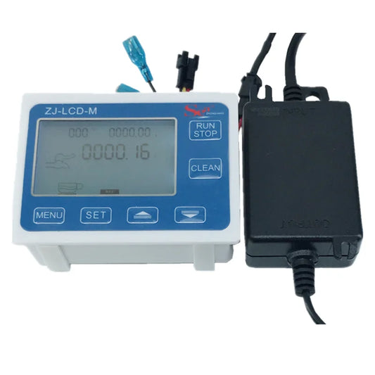 ZJ-LCD-M Display Controller for Hall Flow Sensor Total Flow and Set How Many Liquid Out Quantitative