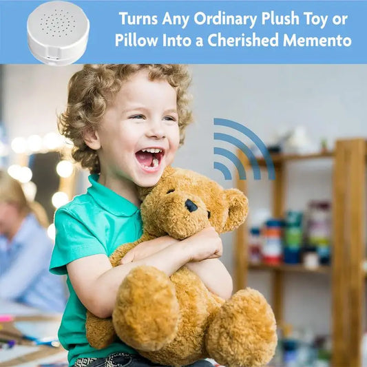Recordable Sound Box for Dolls 60 Second Recording Plush Toy Voice Box Reusable Clear Voice Playback Stuffed Animal Recorder