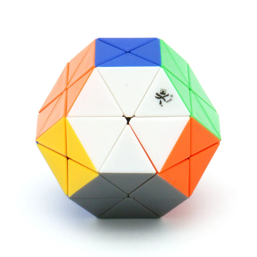 DaYan Gem Cube 10 X Twisty Puzzle Black Original Plastic Ice Purple Body Limited Version Dodecahedron Magic Intelligence Toy