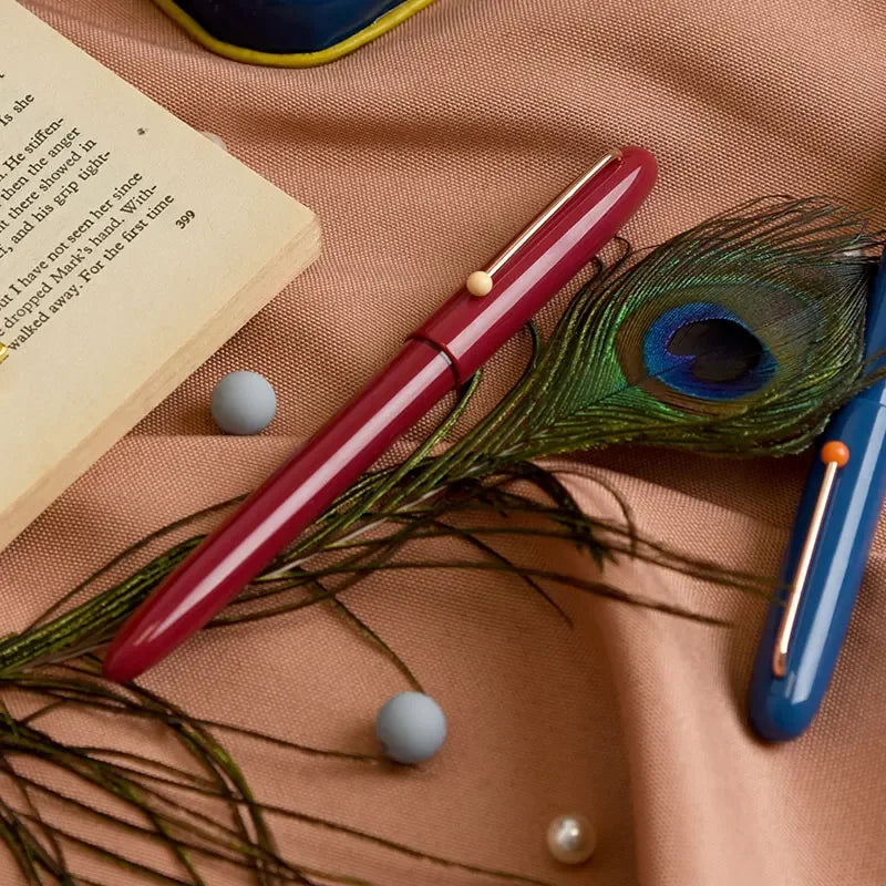 Original KACO Retro Fountain Pen EF 0.38mm Hooded Nib Student Pupils Grde Calligraphy Girls-specific Macaron School Supplies
