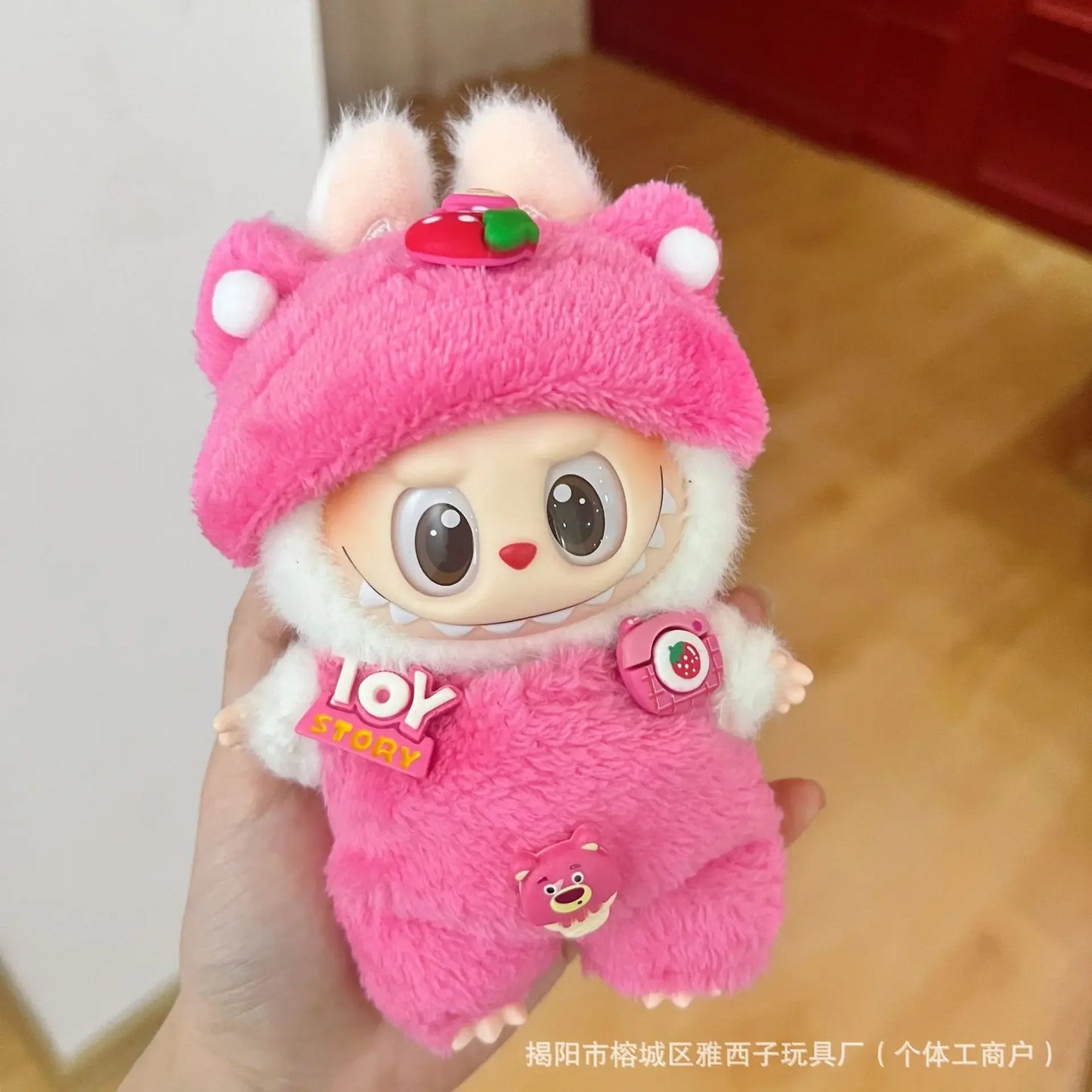 2025 New for Labubu Clothes Stitch Cosplay Vinyl Doll Dressing Game Alien puppy clothes Cartoon Doll Accessories Pet Clothes