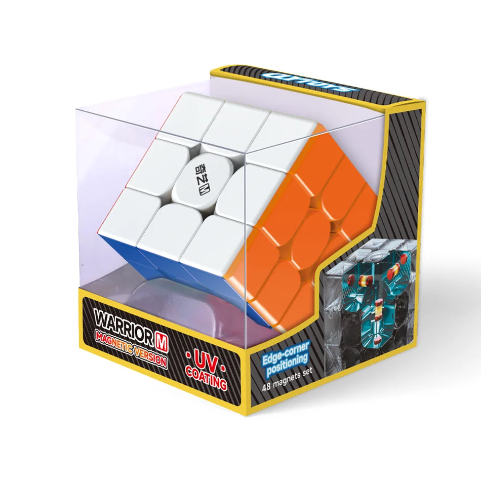 QiYi Warrior Magic Cube 3x3 Magnetic UV Educational Puzzle Magic Cube Toys For Children Kids Gift Toy Cubo Magico