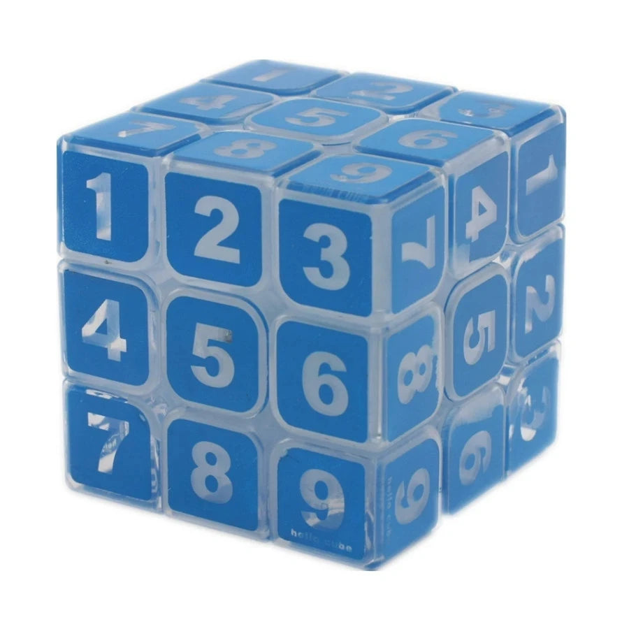 Zcube 1-9 Number Cube 3x3 Magic Cube Puzzle Professional Stickerless Educational Toy For Children Gift