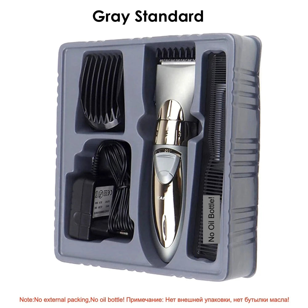 Kairui HC-001 Electric Hair Clipper Washable Rechargeable Hair Trimmer Beard Razor for Men Haircut Shaver Hair Cutting Machine