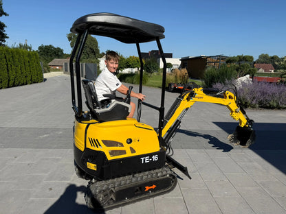 Mini Excavator 1.5 ton Free Shipping Mini Hydraulic Excavator  Chinese Micro Digger minibagger Kubota Micro Bagger diesel digger