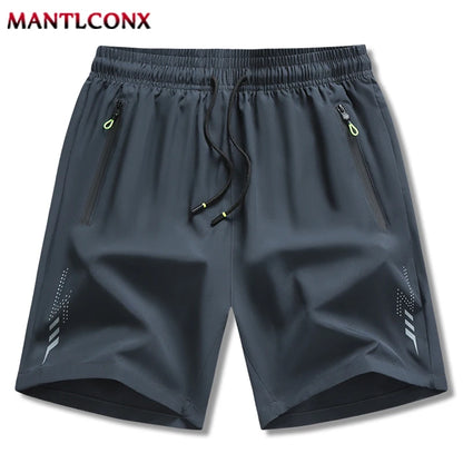 Men's Shorts Summer Football Soccer Sports Short Pants Breathable Drawstring Quick Dry Running Sports Shorts Men Jogging Bottom