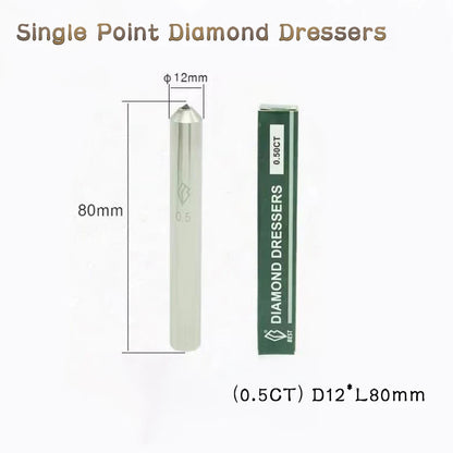 Best 0.25-1ct Diamond Dresser Pen & Single Point Stone Tool for Grinding Wheel Dressing, High-Precision Industrial Bench Grinder