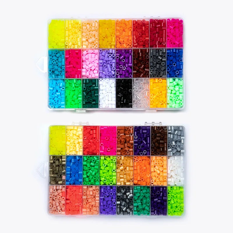24 /48Colors 5mm hama Beads/ Iron Beads diy Puzzles Beads ironing beads perler Fuse beads diy toy boy girl gift 4，6 ，8years old