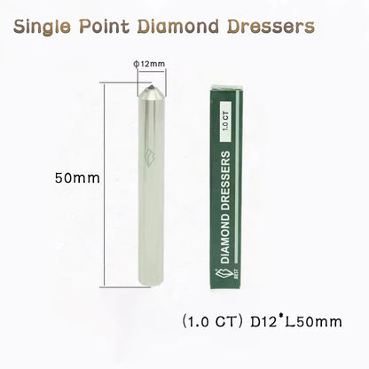 Best 0.25-1ct Diamond Dresser Pen & Single Point Stone Tool for Grinding Wheel Dressing, High-Precision Industrial Bench Grinder